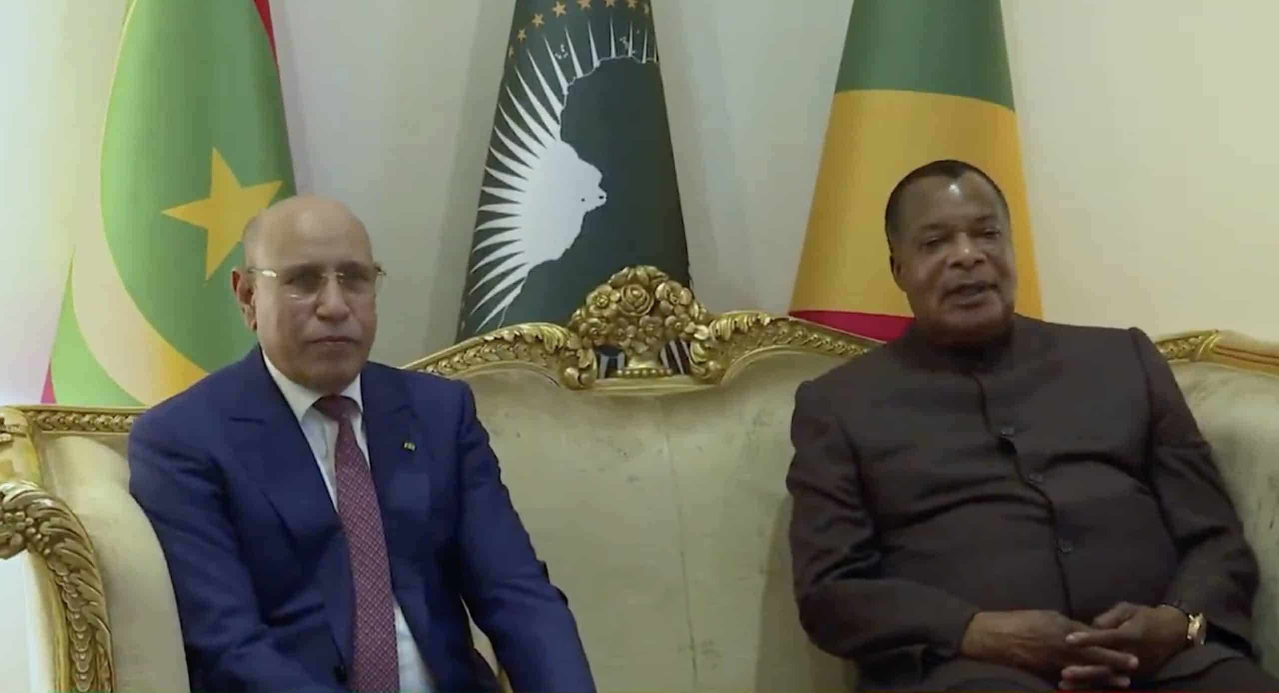 Congo and Mauritania Presidents Meet to Enhance Bilateral Ties